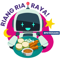 Raya Sticker by Petrosains