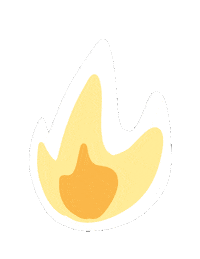 Fire Burn Sticker by Flambette
