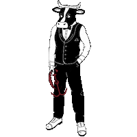 cow head nyc Sticker by CATCH