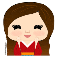 Japan Hello Sticker by Mariana Sensei