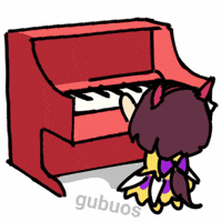 Piano Uma Musume GIF