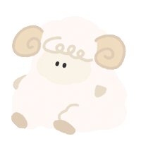 Sheep ひつじ Sticker