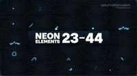 Animated Neon Elements 23 44