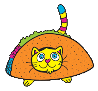 Happy Cat Sticker by Carawrrr