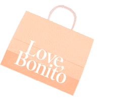 shopping bag Sticker by Love, Bonito