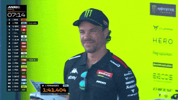Franco Morbidelli Hello GIF by MotoGP™