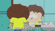 excited bathroom GIF by South Park 