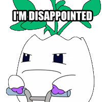 Disappointed No Way Sticker by Magic Eden