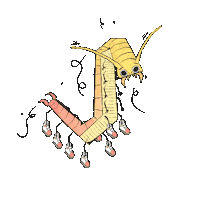 Art Monster Sticker by Puerto Candelaria