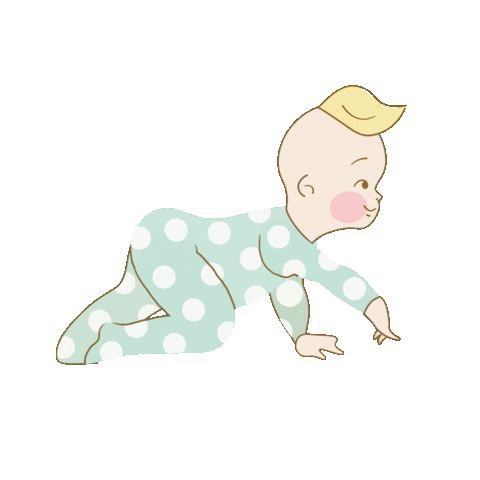 Baby Boy Sticker by Anastasia Stefanovska