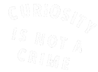 HouseInhabit jessica reed kraus houseinhabit house inhabit curiosity is not a crime Sticker