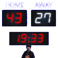 27 Away Sticker