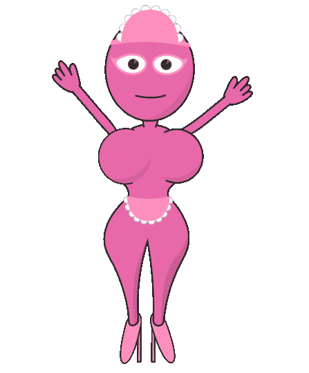 Animation Pink Sticker by BlackCatVideo