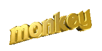 Monkey Sticker by GIPHY Text