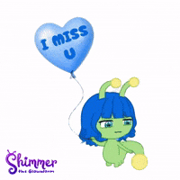 I Miss You Love GIF by ShimmertheGlowworm
