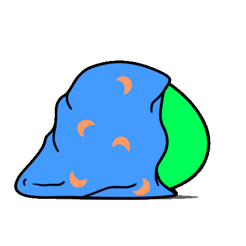 MissYeika giphyupload green sleep monster Sticker