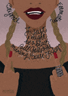 queen b illustration GIF by Denyse