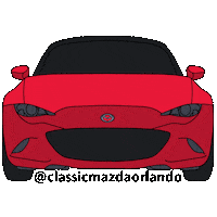 Car Driving Sticker by Classic Mazda Orlando