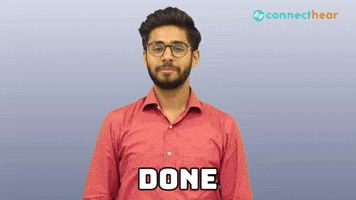 Sign Language Yes GIF by ConnectHearOfficial