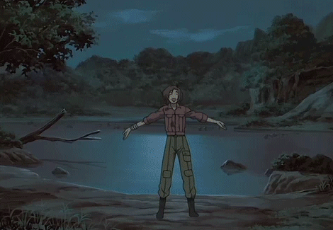 wolf's rain moonlight GIF by Funimation