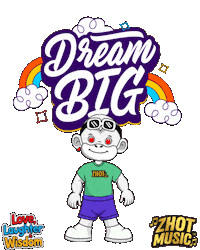 Think Big Dreaming Sticker by Zhot