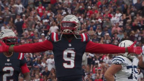 Football Celebration GIF by New England Patriots