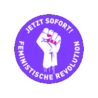 Feminism Revolution Sticker by startnext