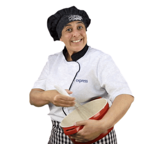 expressrestaurantes giphyupload food comida chef Sticker