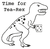 T-Rex Dinosaur Sticker by Dinosaurs Doing Stuff