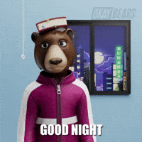 Good Night Evening GIF by Okay Bears