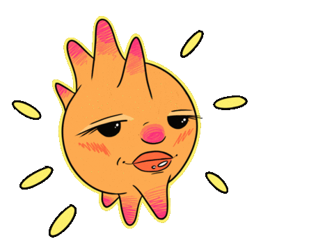 Summer Sun Sticker by takesomevibe