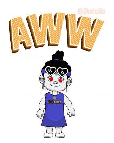 Aww Heart Eyes GIF by Zhotcita