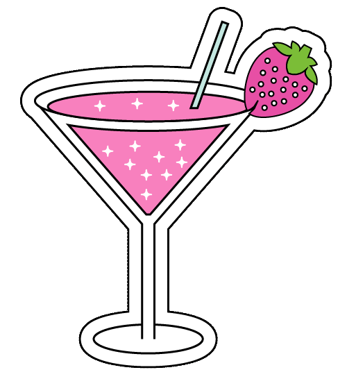 Party Summer Sticker by Cosmopolitan