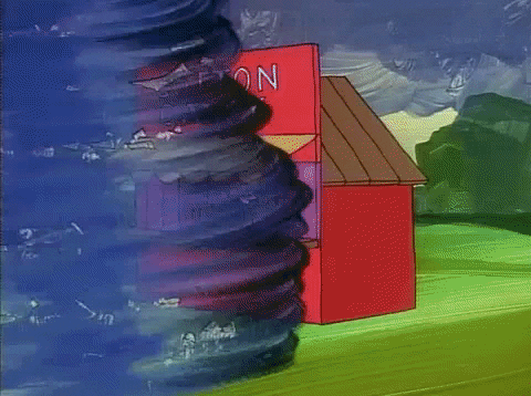 hanna barbera tornado GIF by Warner Archive