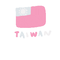 Pink Taiwan Sticker