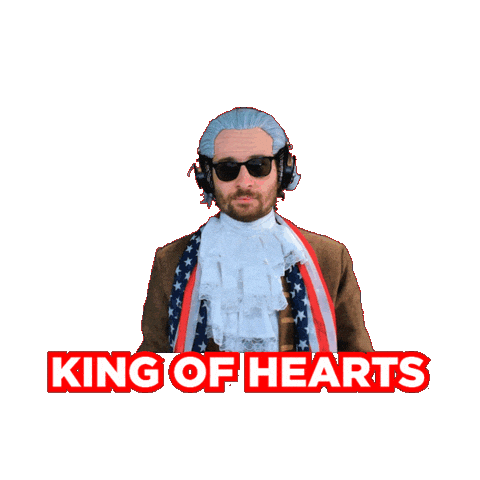 The King Rei De Copas Sticker