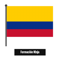 Flag Colombia Sticker by Formación Ninja