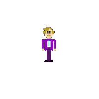 8Bit Fishman Sticker