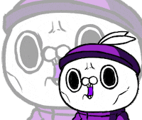 crazyyamirabbit かわいい うさぎ lineスタンプ クレイジー闇うさぎ GIF