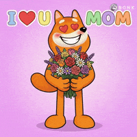 Heart Eyes I Love You Mom GIF by BONK