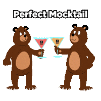 Cheers Bear Sticker by AQUA  Carpatica