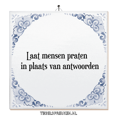 Humor Respect Sticker by Tegelspreuken.nl