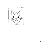 Cat Korean Sticker