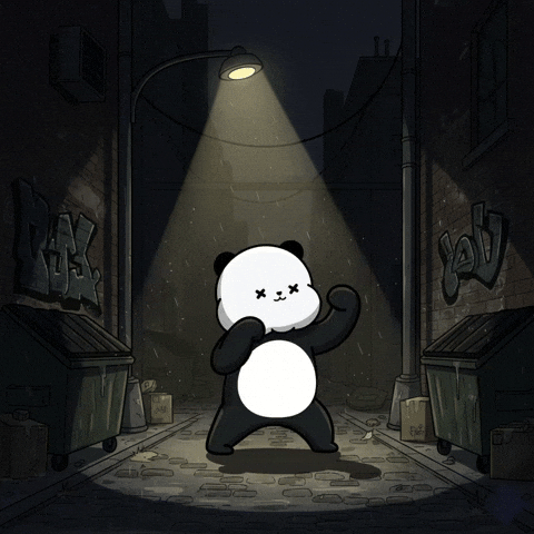 Shadowboxing Fighting Spirit GIF by Kanpai Pandas