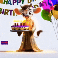 Happy Birthday Cake GIF by Moosiahzen