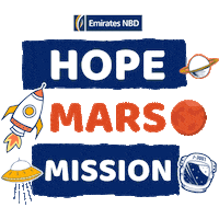Mars Hope Sticker by EmiratesNBD