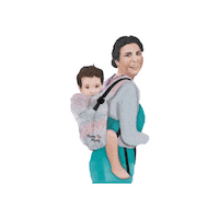 Wrap Babywearing Sticker by Mamy Mamy