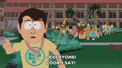shocked crowd GIF by South Park 