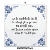 Humor Respect Sticker by Tegelspreuken.nl