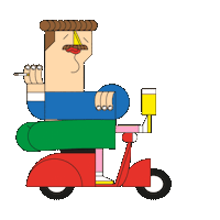 Relax Smoking Sticker by emilsellstrom